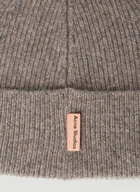 Acne Studios Knit Beanie Hat male Beige