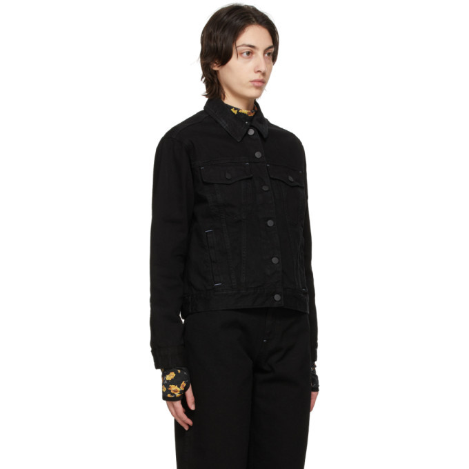 MCQ Black Denim Classic Jacket