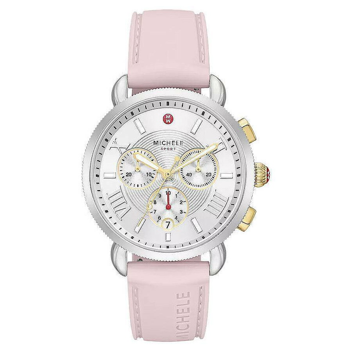 Photo: Michele Sport Sail Chronograph Quartz White Dial Ladies Watch MWW01P000023