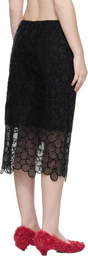 Cecilie Bahnsen Black CBbria Midi Skirt