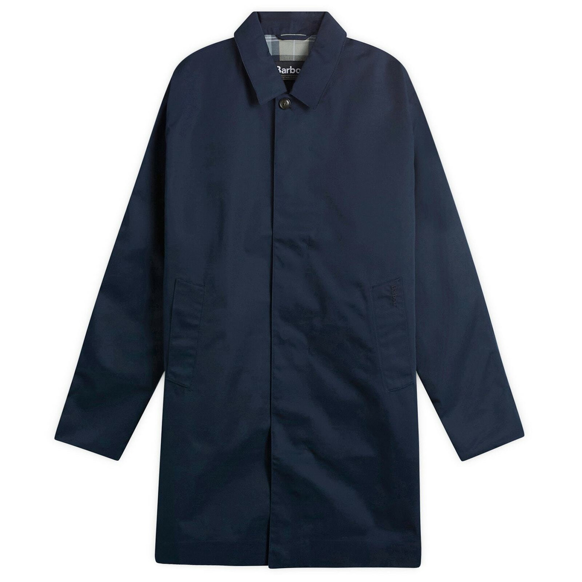 Barbour Men's Border Wax Jacket in Navy Barbour