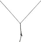 Chin Teo Silver Oxidized Branch Necklace