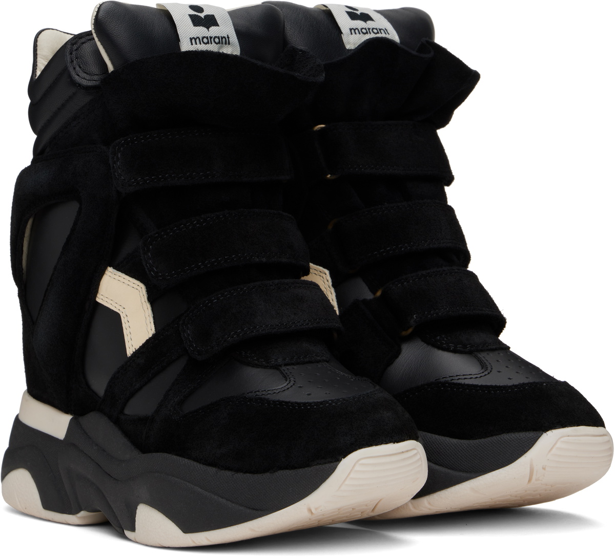 Isabel Marant Black Balskee Sneakers