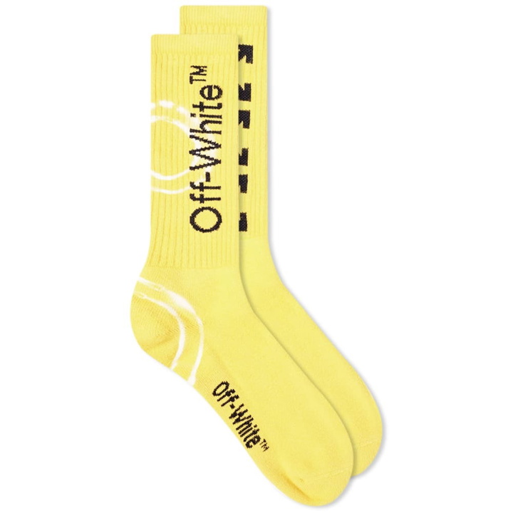 Photo: Off-White Tie Dye Mid Length Sock