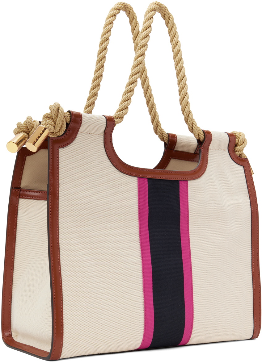 Marni Beige Marcel Summer Rope Handles Tote Marni