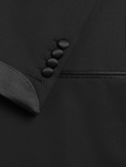 TOM FORD - Shelton Slim-Fit Satin-Trimmed Wool Tuxedo Jacket - Black