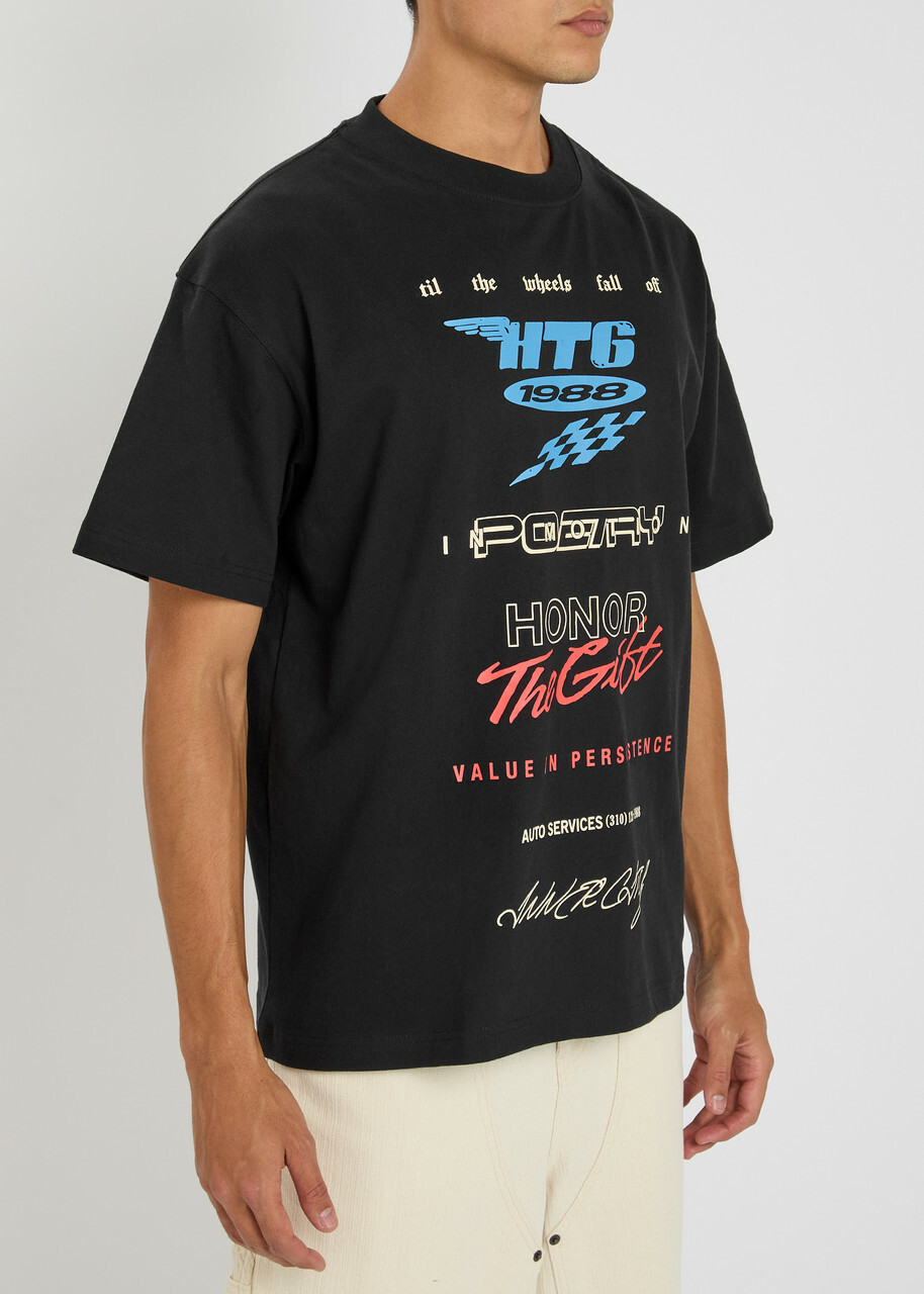 Honor The Gift Persistence Race Cotton T-shirt Black