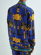 VERSACE - Printed Silk Twill Shirt