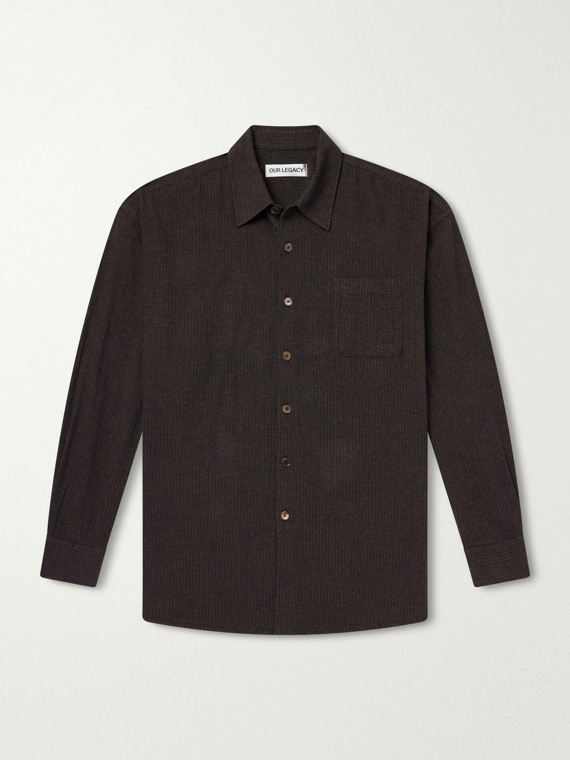 Our Legacy - Borrowed Checked Woven Shirt - Brown
