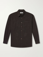 Our Legacy - Borrowed Checked Woven Shirt - Brown