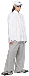 VETEMENTS White Scribbled Shirt