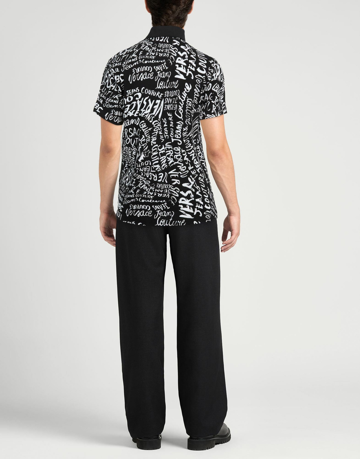 Versace Jeans Couture Mens Polo shirt in Black