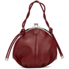 Ys Red Clasp Round Pochette Bag