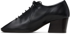 LEMAIRE Black Souris Classic Derby Heels