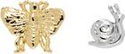 Chopova Lowena Silver & Gold Moth Best Bugs Stud Earrings