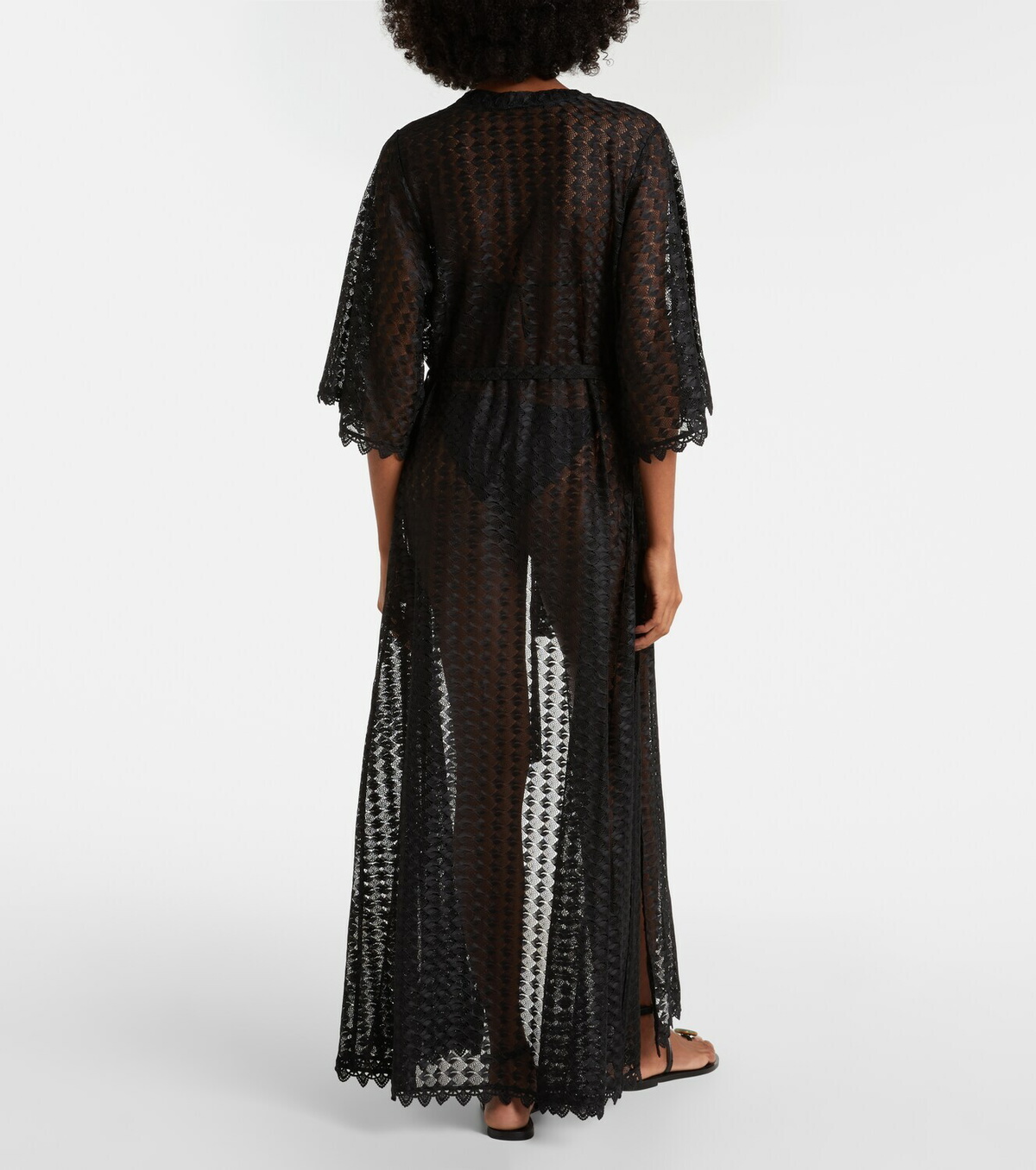 Melissa Odabash Talitha semi-sheer kaftan