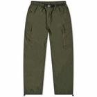 Gramicci Men's Light Nylon Cargo Pants in Olive