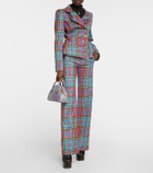 Vivienne Westwood - Tartan wool high-rise pants