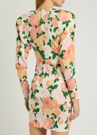 Stella Mccartney Floral-print Crepe-jersey Mini Dress Multicoloured 1
