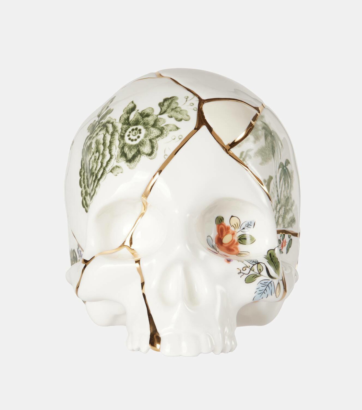 Seletti Kintsugi Skull decorative object by Marcantonio Raimondi Malerba