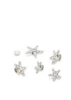 Jennifer Behr Vespera Crystal-embellished Hair Magnets - set of Five - One Size