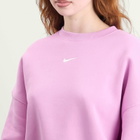 Nike Women's NSW Phoenix Crew Sweatshirt in Lt Magenta/Sail