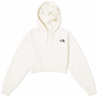 The North Face Women's Trend Cropped Hoodie in White Dune