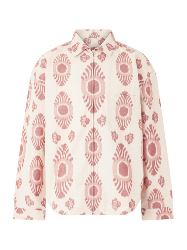 Photo: A Kind Of Guise - Alvaro Printed Cotton-Blend Canvas Jacket - Pink