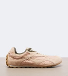 Bottega Veneta Orbit Flash suede-trimmed sneakers