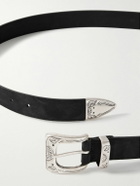 Anderson's - 3cm Nubuck Belt - Black