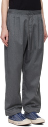 Neighborhood Gray Baggy Silhouette Easy Trousers