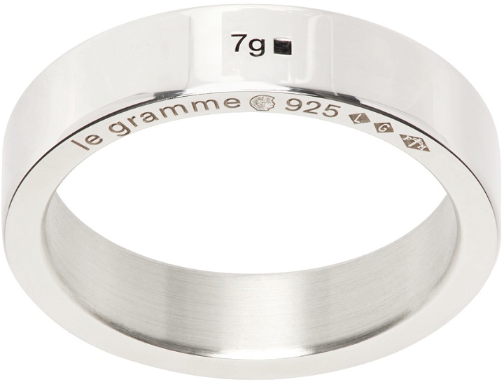 Photo: Le Gramme Silver 'La Gramme 7g' Ring