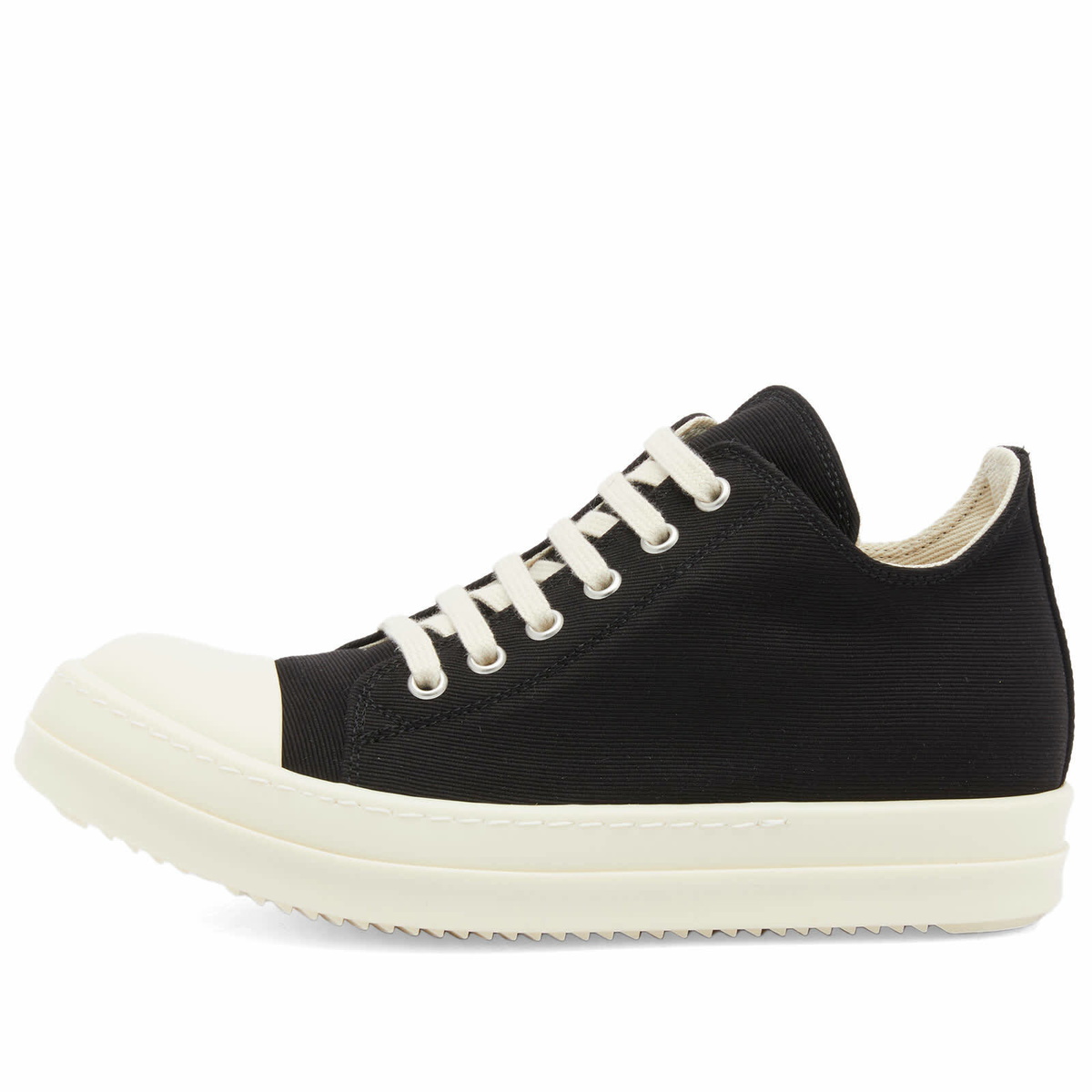 Rick Owens DRKSHDW Women's Low Sneakers in Black/Milk