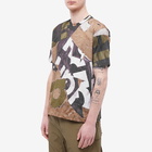 Comme des Garçons Homme Men's All Over Printed T-Shirt in Khaki