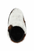 MOON BOOT no lace pony mules White