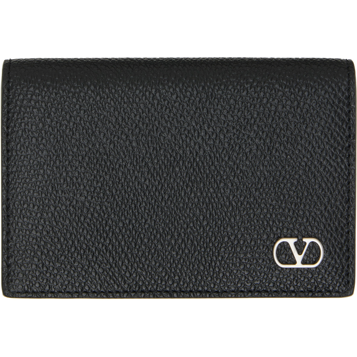 Valentino Garavani Black VLogo Signature Card Holder