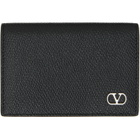 Valentino Garavani Black VLogo Signature Card Holder