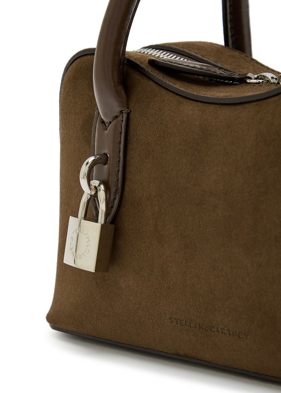 Stella Mccartney Stella Ryder Small Faux Suede top Handle bag - Moca - One Size