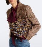 Jimmy Choo Cinch Medium knitted shoulder bag