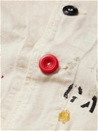 Gallery Dept. - EP Paint-Splattered Logo-Print Cotton-Ripstop Jacket - Neutrals