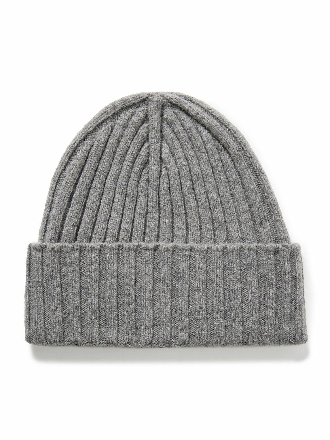 De Petrillo - Ribbed Wool and Cashmere-Blend Beanie