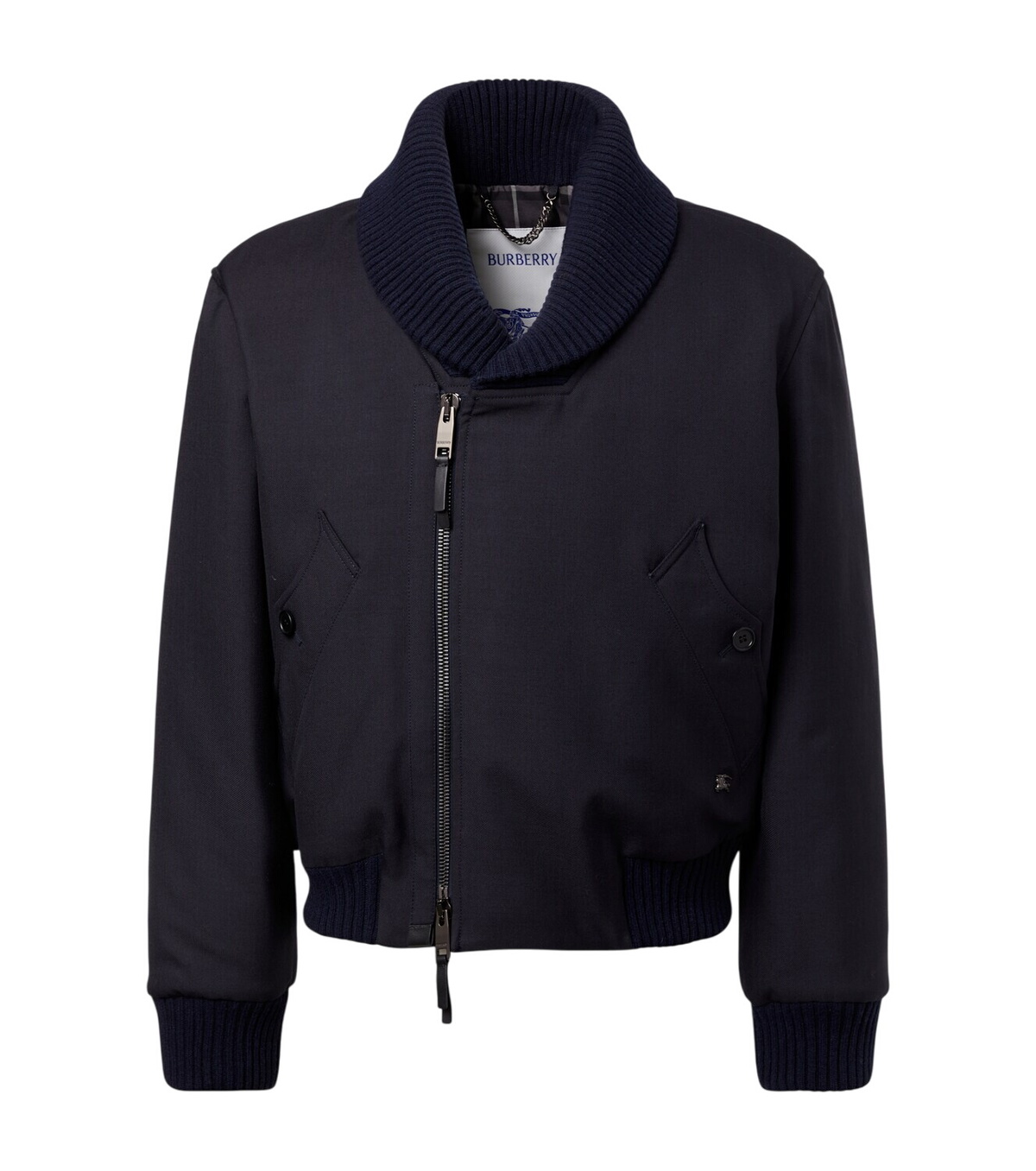 【美品】Burberry bomber jacket ウールジャケット 短丈 VINTAGE BURBERRY'S Winter Bomber Jacket Wool Cashmere Nova Check