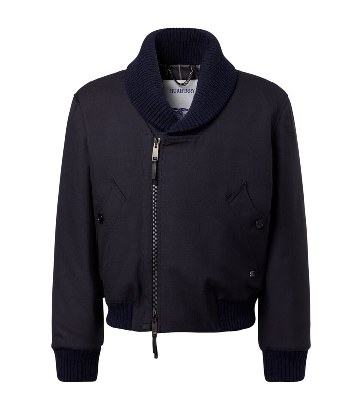 Photo: Burberry Wool-blend bomber jacket