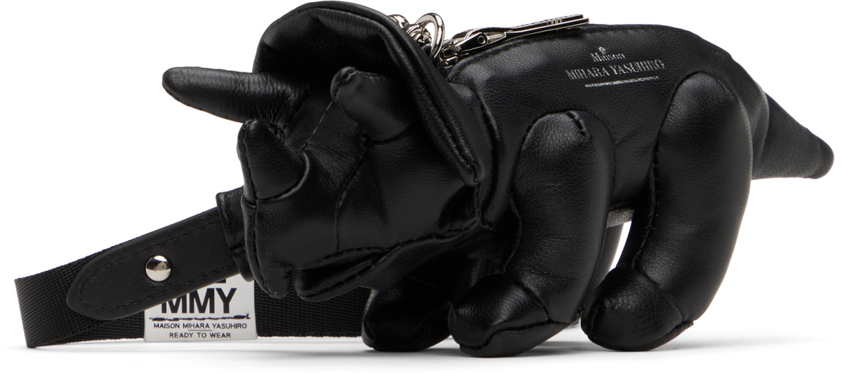 Maison MIHARA YASUHIRO Black Dolls Triceratops Mini Bag