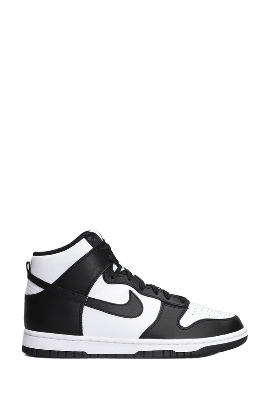 Photo: Nike Dunk Hi Retro Sneakers In Black Leather