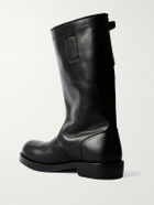 Dries Van Noten - Buckled Leather Boots - Black