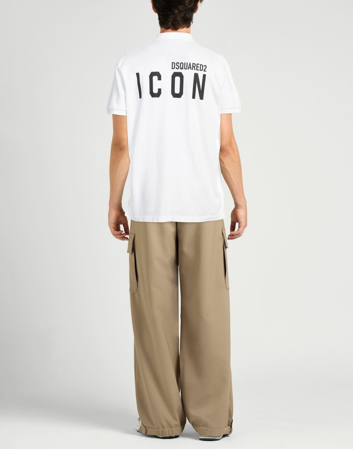 Dsquared2 Mens Polo shirt in White