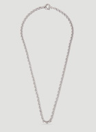 Tom Wood - Thick Rolo Chain Necklace in Silver