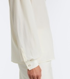 Gucci Tie-neck silk crêpe de chine blouse