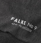 FALKE - No 9 Fil d'Ecosse Cotton-Blend Socks - Gray